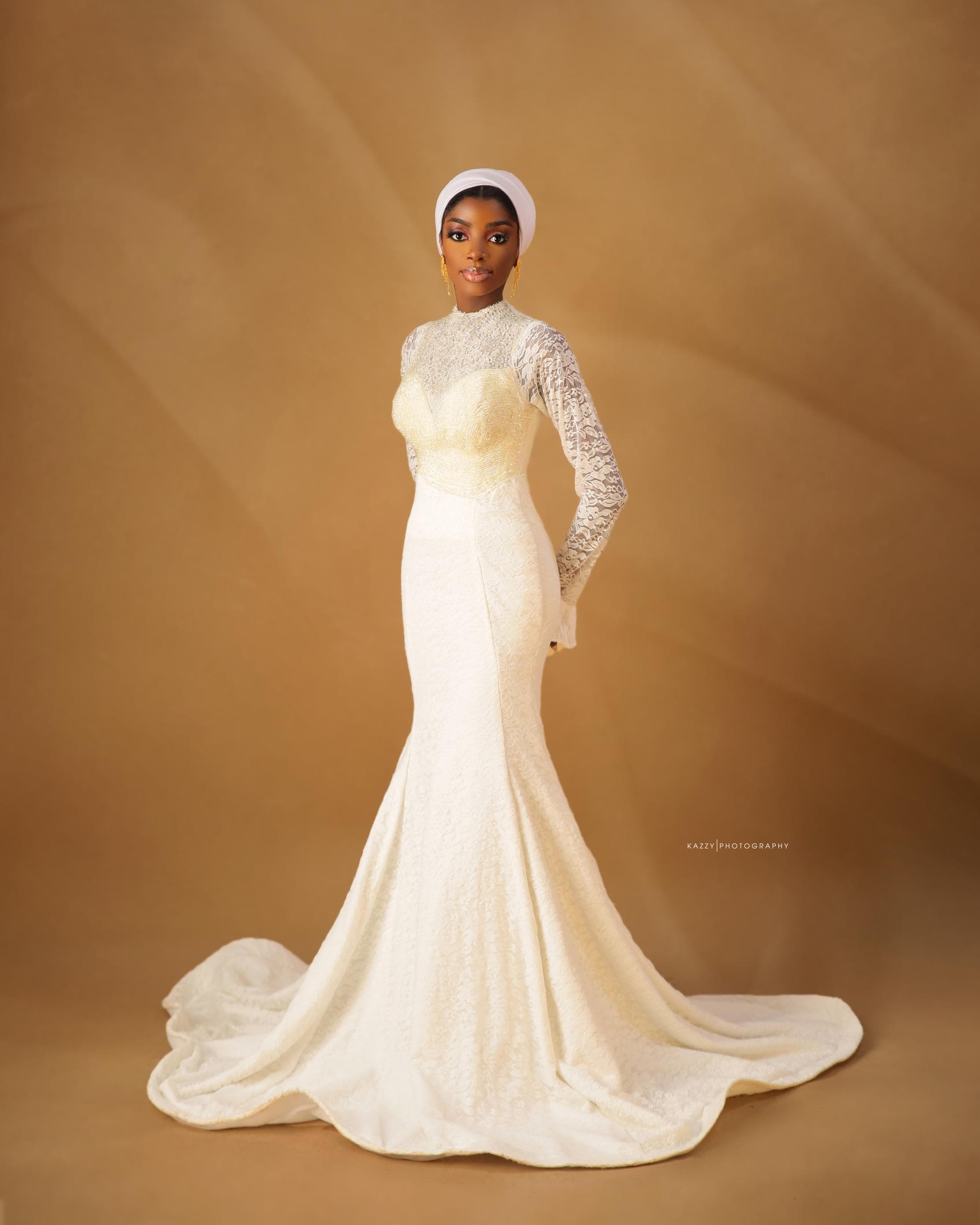Bespoke tailored pieces on display inside the Abbi's Stylez Ibadan showroom