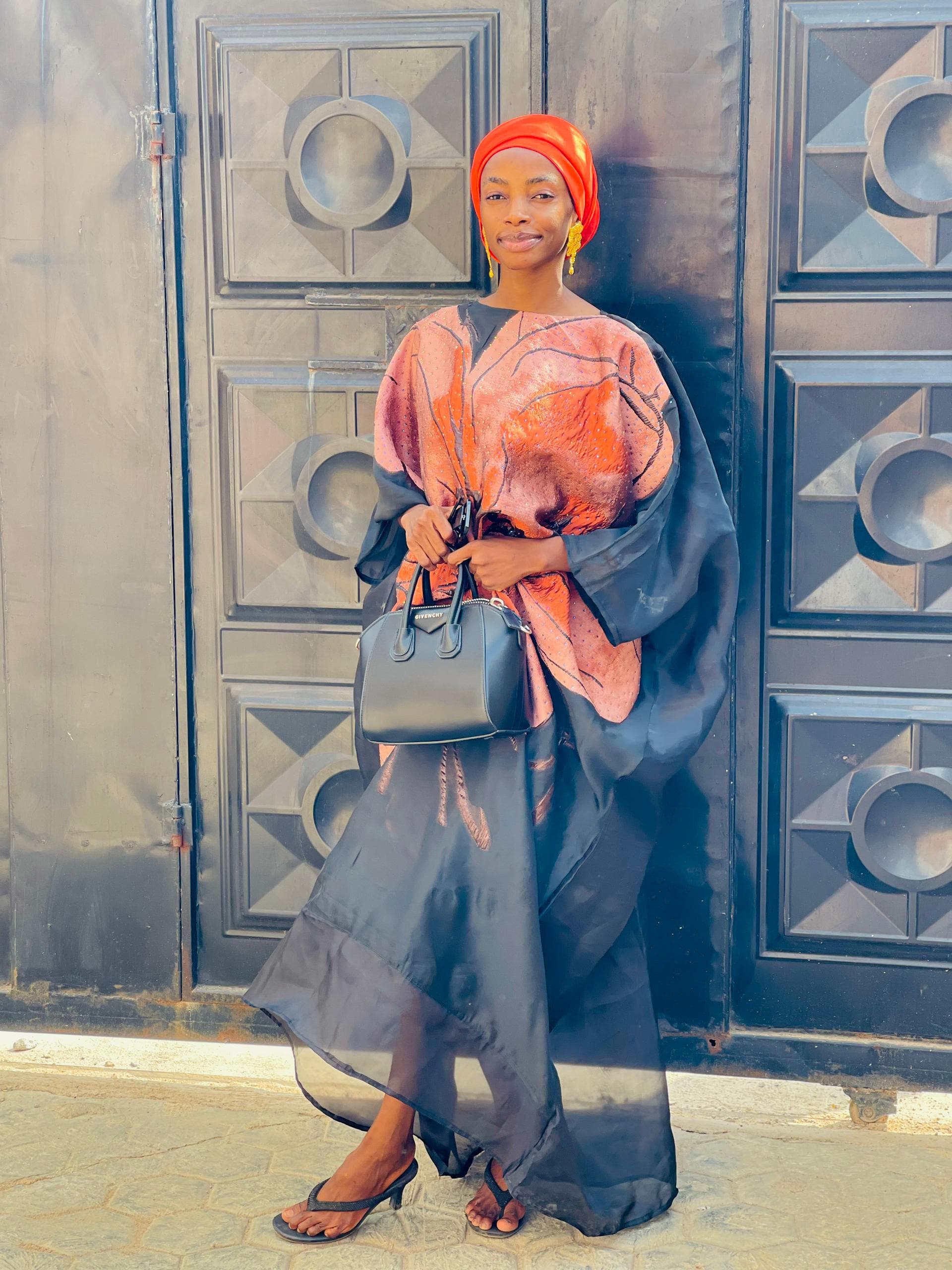 Organdi Brocade Bubu Gown